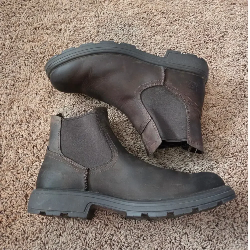 UGG Baltimore Chelsea boot mens brown leather ankle slip on 10